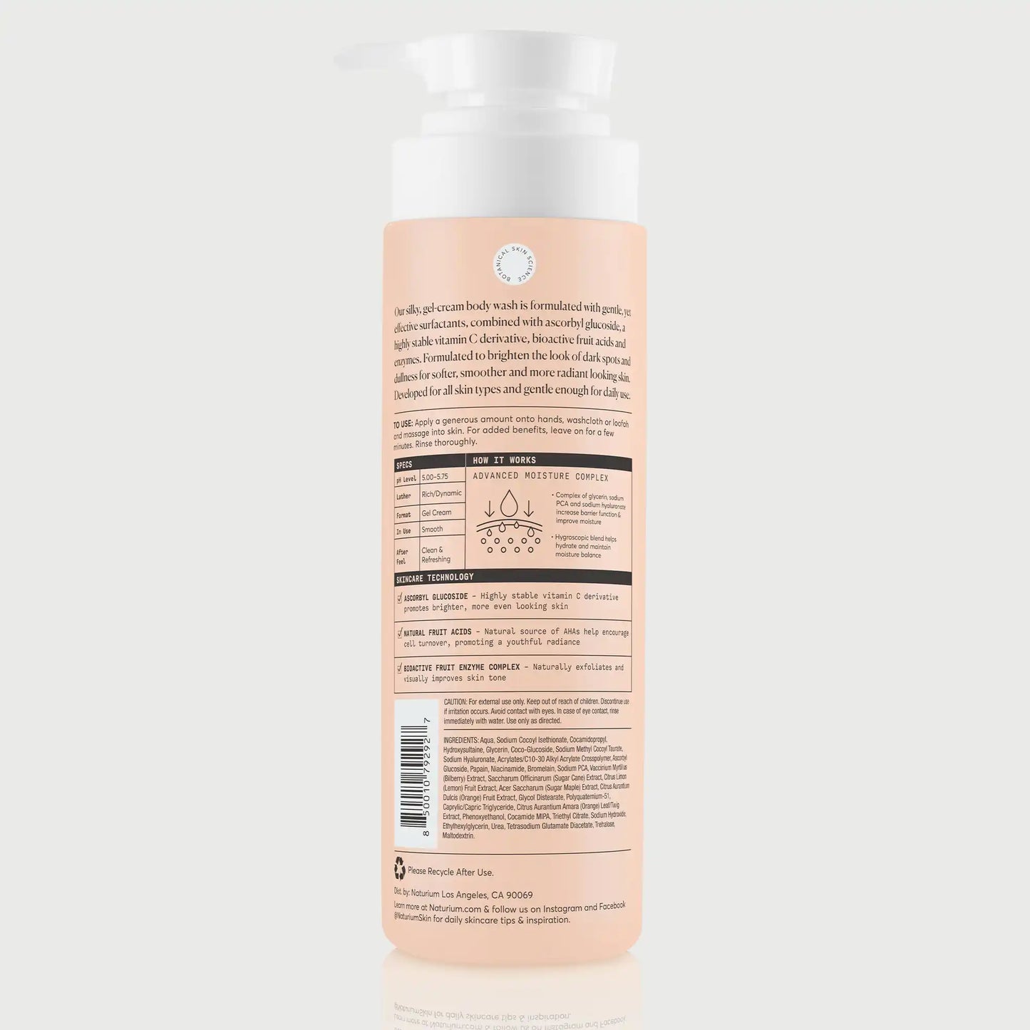 the-brightener-vitamin-c-brightening-body-wash-b8 NATR-The-Brightener-Body-Wash_back.webp