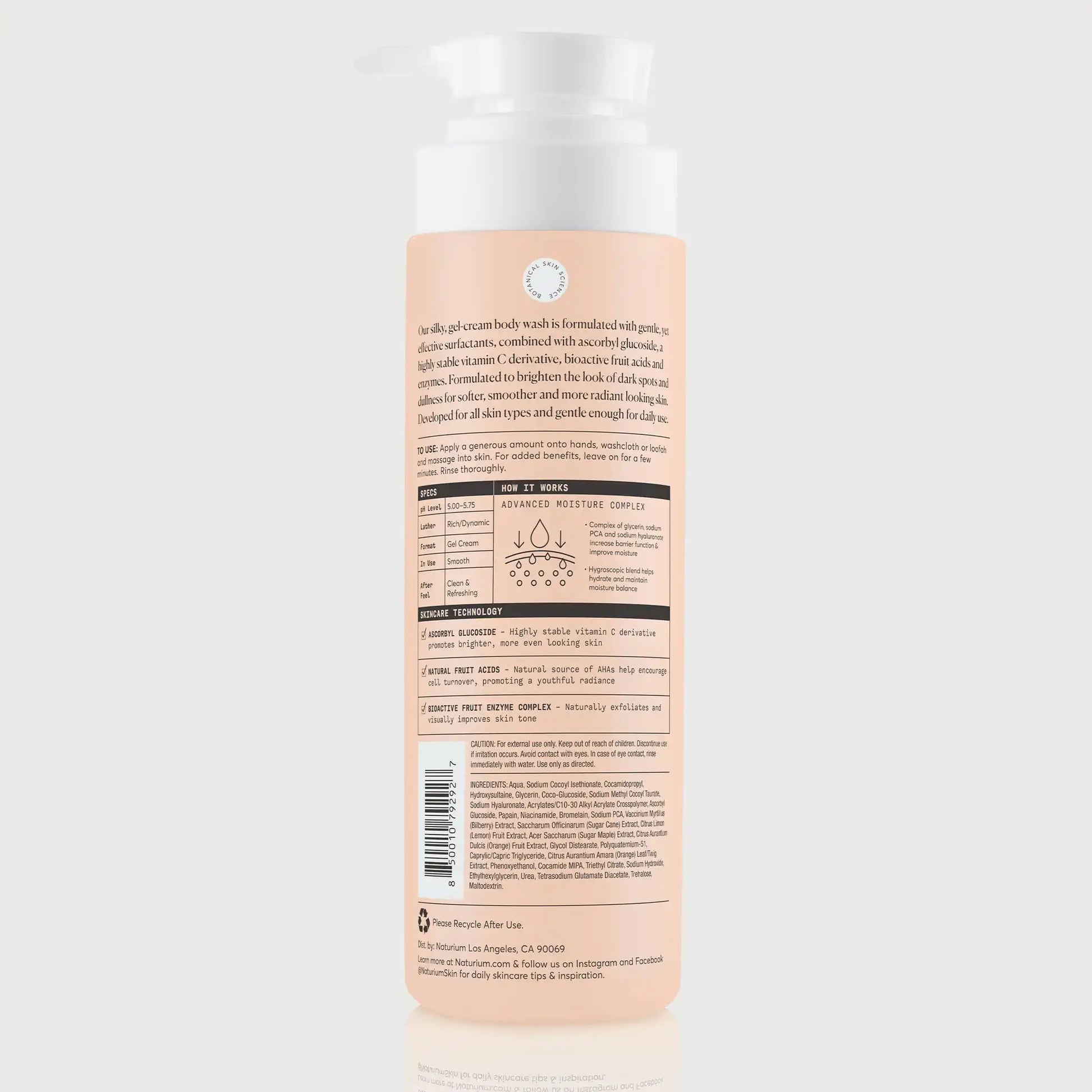 the-brightener-vitamin-c-brightening-body-wash-b8 NATR-The-Brightener-Body-Wash_back.webp
